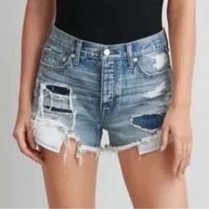 VINTAGE HI RISE festival  Women'sWash Denim Shorts